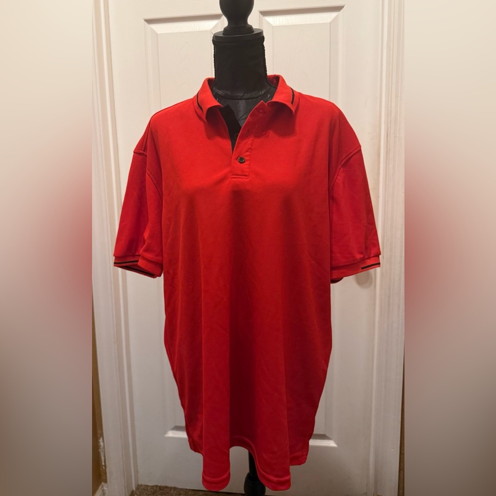 NFINITY Red Polo Shirt with Classic Design